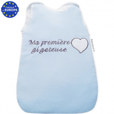 Gigoteuse bébé prématuré / naissance bleu 50 cm