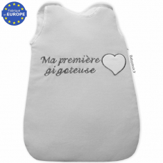 Gigoteuse bébé mixte prématuré / naissance gris 50cm
