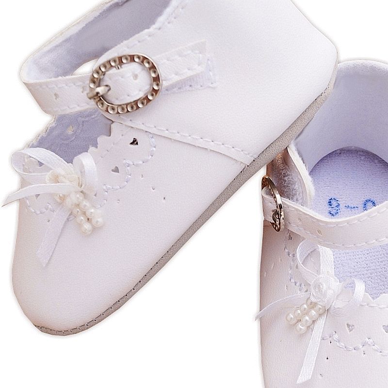 Ballerines blanches fille