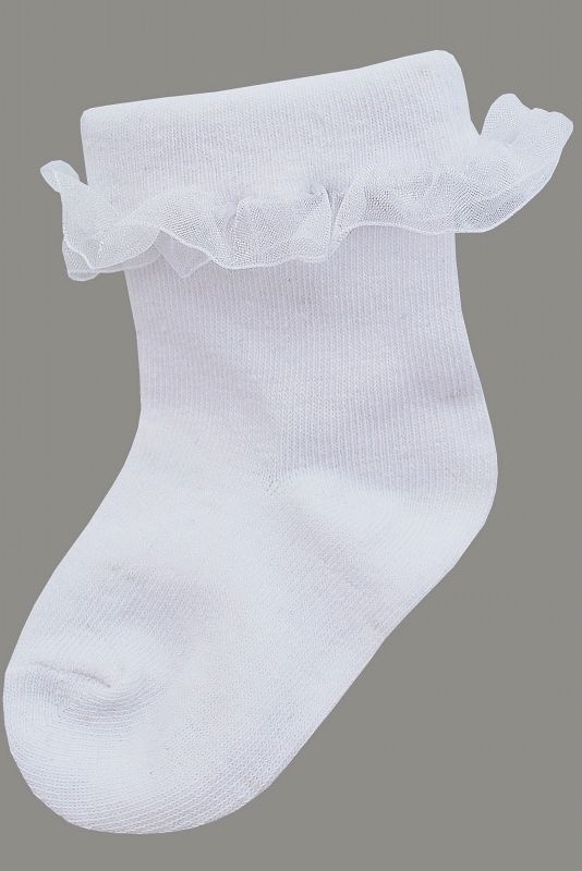 Chaussettes blanches à slogan Baby Girl