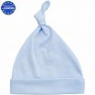 Bonnet bébé naissance en coton bleu marine avec noeud > Babystock