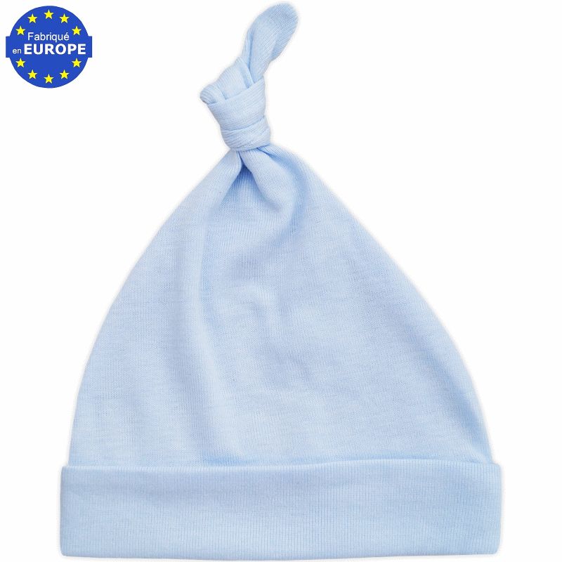 Petites moufles bébé en pur coton blanc uni anti-grattage