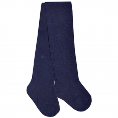 Collants mixtes pour bébé en coton majoritaire bleu nuit