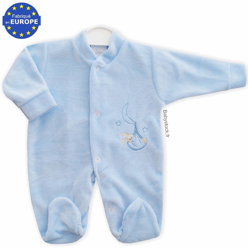 Care - Pyjama - Bébé garçon - Lot de 2, Bleu - Blau (Light blue 700), 0-3  mois (Taille fabricant 56) en destockage et reconditionné chez DealBurn
