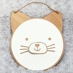 Miroir chaton naturel pour bébé - enfant Jardin d'Ulysse