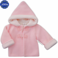 Combi-pilote pour bébé fille en fourrure peluche rose layette fabriqué en  Europe