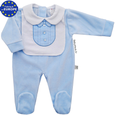 Care - Pyjama - Bébé garçon - Lot de 2, Bleu - Blau (Light blue 700), 0-3  mois (Taille fabricant 50) : : Mode