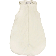 Gigoteuse naissance unisexe en velours côtelé écru 55 cm