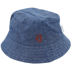 Bob chapeau b&eacute;b&eacute; en jean taille 6-9 mois