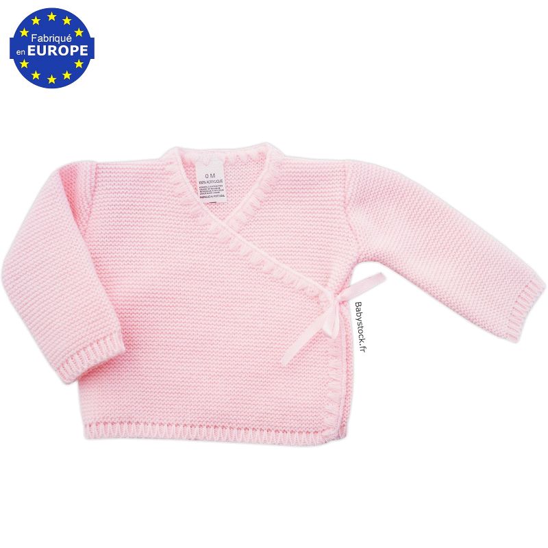 gilet maille bebe naissance